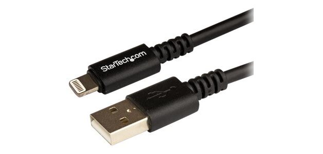 StarTech.com Câble Apple Lightning vers USB pour iPhone, iPod, iPad - 3 m Noir