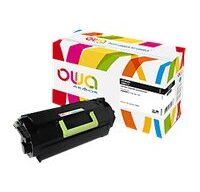 Toner remanufacturé OWA - standard - Noir - pour LEXMARK 24B6213