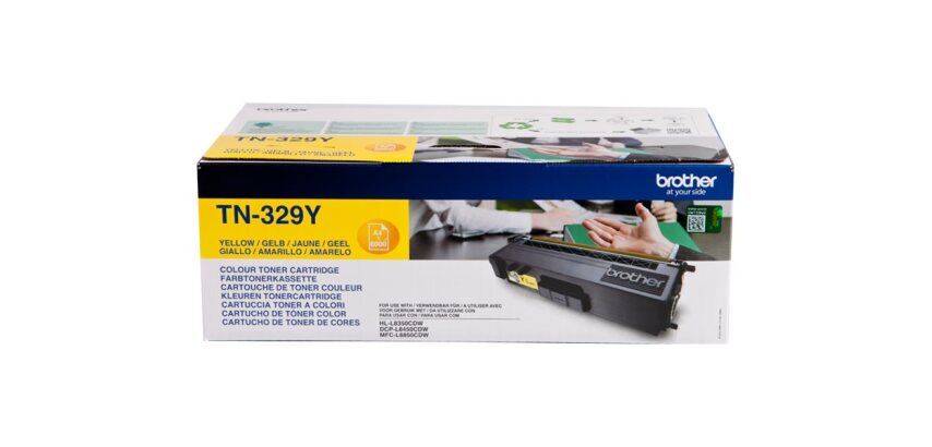 Brother TN-329Y - Cartouche de toner originale – Jaune