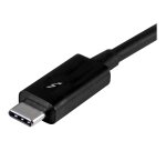 StarTech.com Câble Thunderbolt 3 de 1m, 20Gbps, 100W PD, 4K, Certifié Thunderbolt, Compatible avec Thunderbolt 4/USB 3.2/DisplayPort
