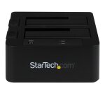 StarTech.com Station d'accueil USB 3.0 / eSATA pour 2 disques durs SATA III de 2,5 / 3,5 - Dock HDD / SSD avec UASP