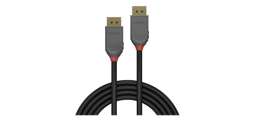 Lindy Câble DisplayPort 1.4, Anthra Line, 1m