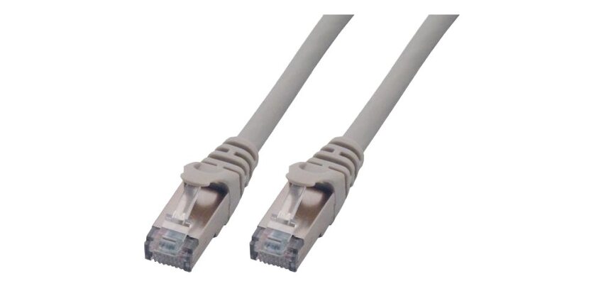 MCL 5m Cat6a S/FTP câble de réseau Gris S/FTP (S-STP) Rond