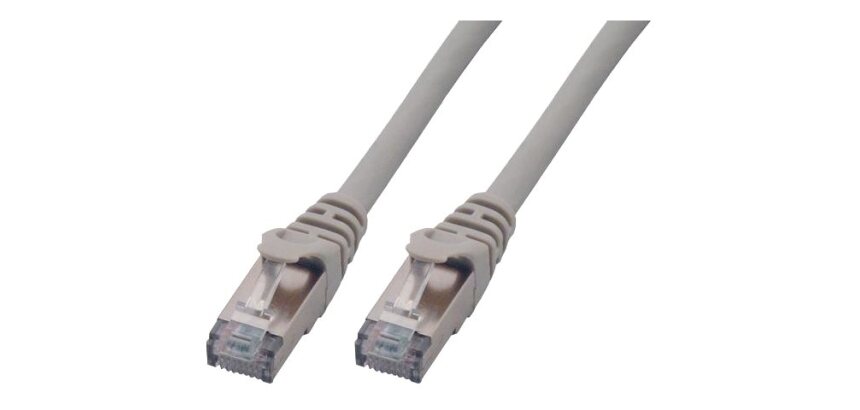 MCL 1m Cat6a S/FTP câble de réseau Gris S/FTP (S-STP)