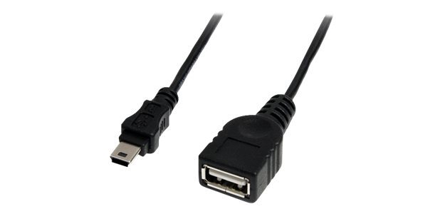 StarTech.com Câble Mini USB 2.0 de 30cm - USB A vers Mini B - F/M