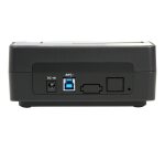 StarTech.com Station d'Accueil pour Disque Dur USB 3.0 à SATA à Baie Unique, Dock pour HDD USB 3.0 (5 Gbps), Docking Station pour HDD/SSD Externe 2,5/3,5" SATA I/II/III - Chargement par le Haut