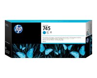 HP 745 - High Capacity - cyan - original - DesignJet - ink cartridge