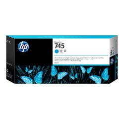 HP 745 - High Capacity - cyan - original - DesignJet - ink cartridge