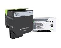 Lexmark X417 - hoog rendement - cyaan - origineel - tonercartridge - LCCP, LRP