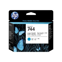 HP 744 - Cyan, Photo schwarz - Druckkopf