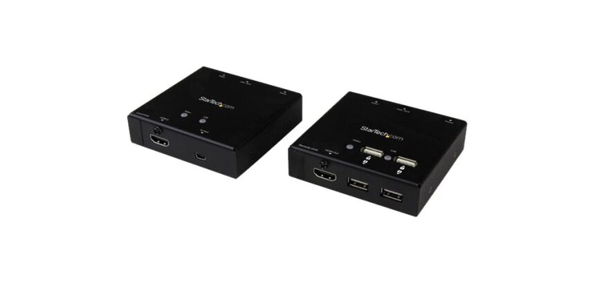 StarTech.com Extendeur HDMI sur Cat6 à 50 m avec hub USB 2.0 à 4 ports - 1080p
