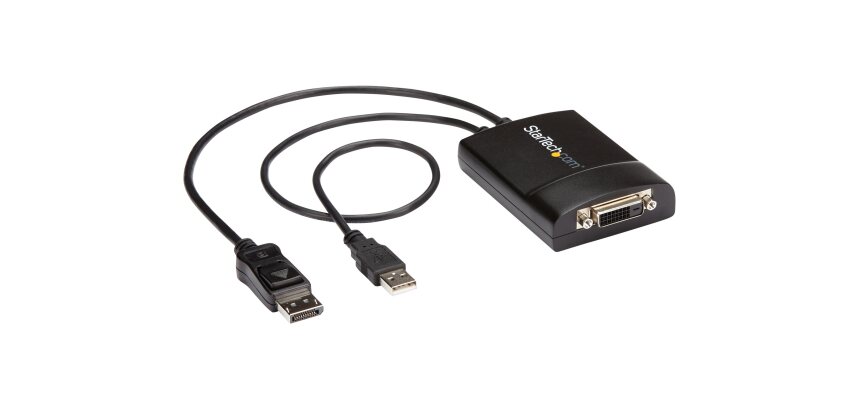 StarTech.com Adaptateur Actif DisplayPort vers DVI-D Dual Link - Convertisseur DP DVI Actif