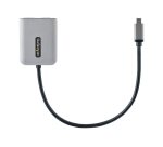 StarTech.com Adaptateur USB-C vers Double HDMI, Hub USB Type-C Multi-Moniteur MST, Double Écran HDMI 4K 60Hz pour Ordinateur Portable Extender / Splitter, HDR, Câble Intégré Extra-Long - Windows Uniquement