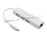 DLH DY-TU3175W station d'accueil USB 2.0 Micro-B Blanc