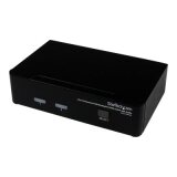 StarTech.com Commutateur KVM 2 Ports DisplayPort, USB et Audio - Switch KVM - 2560x1600