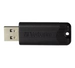 Verbatim Clé USBPinStripe 3.0 de 256 Go - Noire