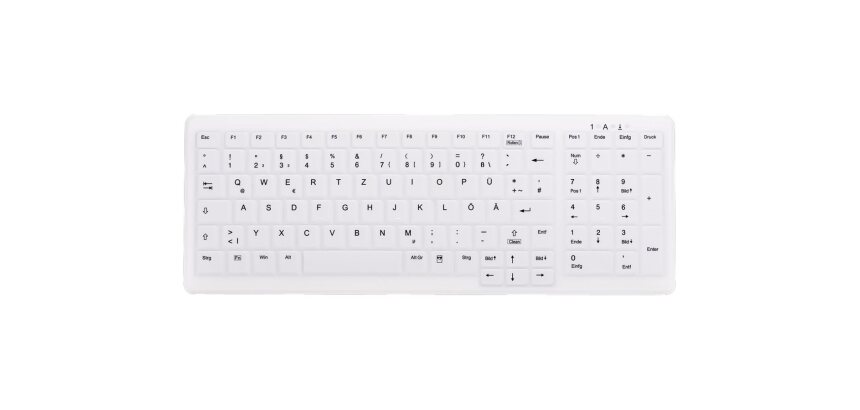 Contour Design Active Key AK-C7000 clavier Médical USB AZERTY Français Blanc