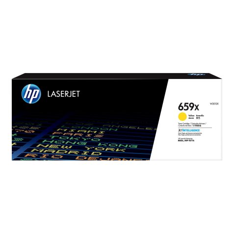 HP 659X - geel - origineel - LaserJet - tonercartridge (W2012X)