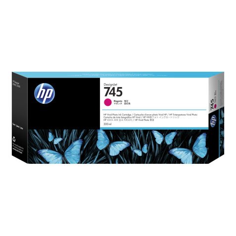 HP 745 - hoge capaciteit - magenta - origineel - DesignJet - inktcartridge