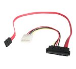 StarTech.com Câble Adaptateur SAS SFF 8482 vers SATA avec Alimentation LP4 - 46 cm