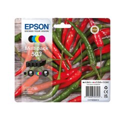 Epson 503 Multipack - pack de 4 - noir, jaune, cyan, magenta - original - cartouche d'encre