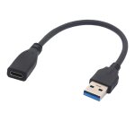 DLH CABLE ADAPTATEUR USB-C (F) VERS USB-A (M) - Longueur 22.5cm
