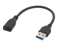 DLH CABLE ADAPTATEUR USB-C (F) VERS USB-A (M) - Longueur 22.5cm