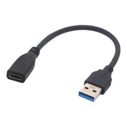 DLH CABLE ADAPTATEUR USB-C (F) VERS USB-A (M) - Longueur 22.5cm