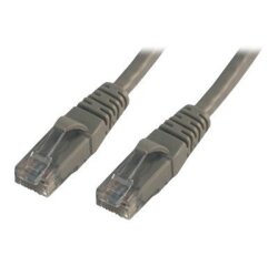 MCL RJ45 CAT6 A U/UTP 5m câble de réseau Gris Cat6a U/UTP (UTP) Rond