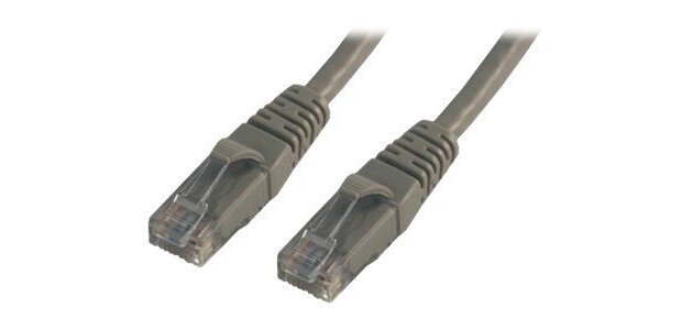 MCL RJ45 CAT6 A U/UTP 5m câble de réseau Gris Cat6a U/UTP (UTP)