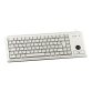 CHERRY G84-4400 TRACKBALL KEYBOARD Clavier filaire miniature, trackball, PS2, gris clair, AZERTY - FR
