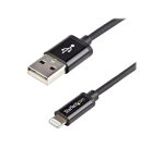 StarTech.com Câble Lightning vers USB pour iPhone 5 / iPod / iPad noir 1 m