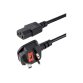 StarTech.com Câble d'Alimentation PC 3 m- Prise de Secteur UK - IEC 320 C13 vers BS 1363