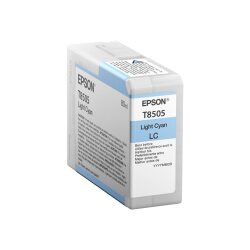 Epson T8505 - light cyan - original - ink cartridge