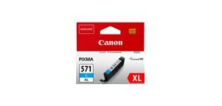 Canon CLI-571C XL - High Yield - cyan - original - ink tank