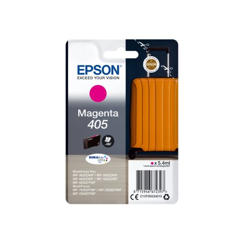 Epson Singlepack Magenta 405 DURABrite Ultra Ink