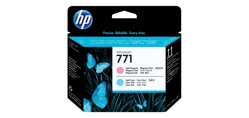 HP 771 - light magenta, light cyan - printhead