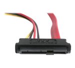 StarTech.com Câble Adaptateur SAS SFF 8482 vers SATA avec Alimentation LP4 - 46 cm