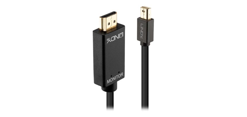 Lindy Câble adaptateur 2m Mini Display Port vers HDMI 4K30Hz