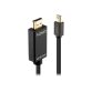 Lindy 36927 câble vidéo et adaptateur DisplayPort HDMI Type A (Standard) Noir