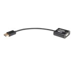 Tripp Lite P134-06N-VGA-V2 câble vidéo et adaptateur 0,15 m DisplayPort VGA (HD15) Noir