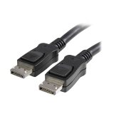 StarTech.com Câble DisplayPort 1.2 50cm - Câble DisplayPort Certifié VESA 4K x 2K Ultra HD - Câble Court DP à DP pour Moniteur - Cordon d'Affichage/Vidéo DP Fin - Connecteurs DP à Verrouillage