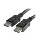 StarTech.com Câble DisplayPort 1.2 50cm - Câble DisplayPort Certifié VESA 4K x 2K Ultra HD - Câble Court DP à DP pour Moniteur - Cordon d'Affichage/Vidéo DP Fin - Connecteurs DP à Verrouillage