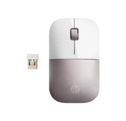 HP Souris sans fil Z3700 - Blanche/rose