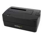 StarTech.com Station d'Accueil pour Disque Dur USB 3.0 à SATA à Baie Unique, Dock pour HDD USB 3.0 (5 Gbps), Docking Station pour HDD/SSD Externe 2,5/3,5" SATA I/II/III - Chargement par le Haut
