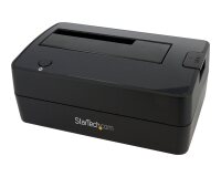 StarTech.com Station d'Accueil pour Disque Dur USB 3.0 à SATA à Baie Unique, Dock pour HDD USB 3.0 (5 Gbps), Docking Station pour HDD/SSD Externe 2,5/3,5" SATA I/II/III - Chargement par le Haut