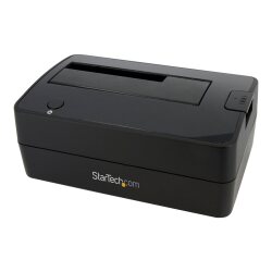 StarTech.com Station d'Accueil pour Disque Dur USB 3.0 à SATA à Baie Unique, Dock pour HDD USB 3.0 (5 Gbps), Docking Station pour HDD/SSD Externe 2,5/3,5" SATA I/II/III - Chargement par le Haut