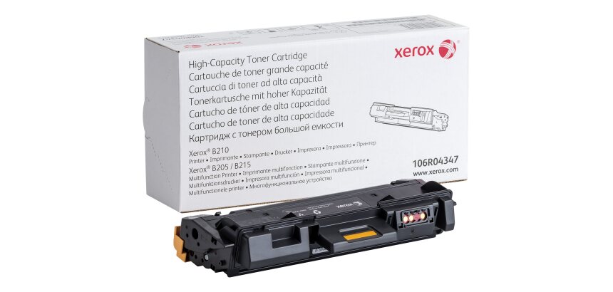 Xerox Cartouche de toner Noir de Grande capacité Imprimante ® B210, Imprimante multifonction ® B205?/? ® B215 (3000 pages) - 106R04347