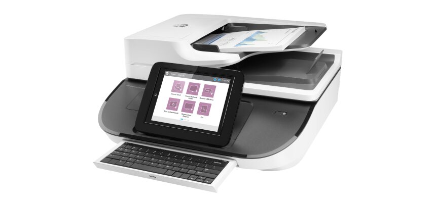 HP Flow 8500 fn2 Scanner à plat et chargeur automatique 600 x 600 DPI