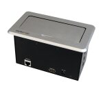 StarTech.com Boîtier de connexion pour table de réunion - HDMI / VGA / Mini DP vers sortie HDMI avec port USB à charge rapide